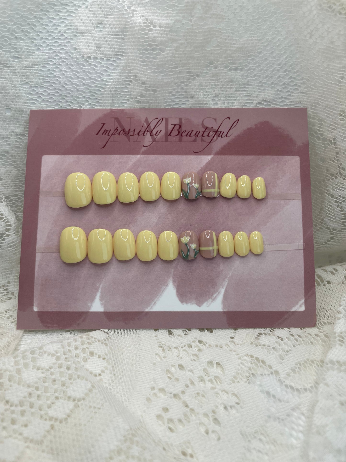 A Yellow Pair Of Tulips
