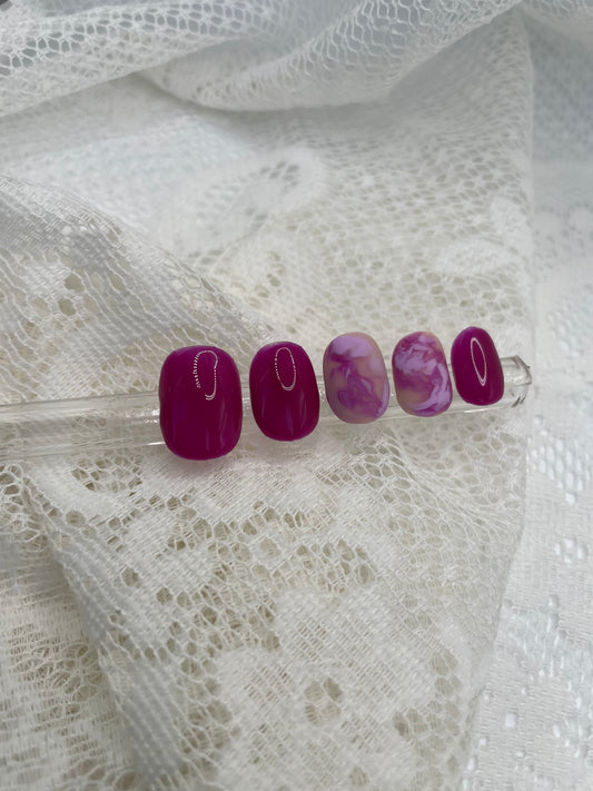 Magenta Watercolor Matte