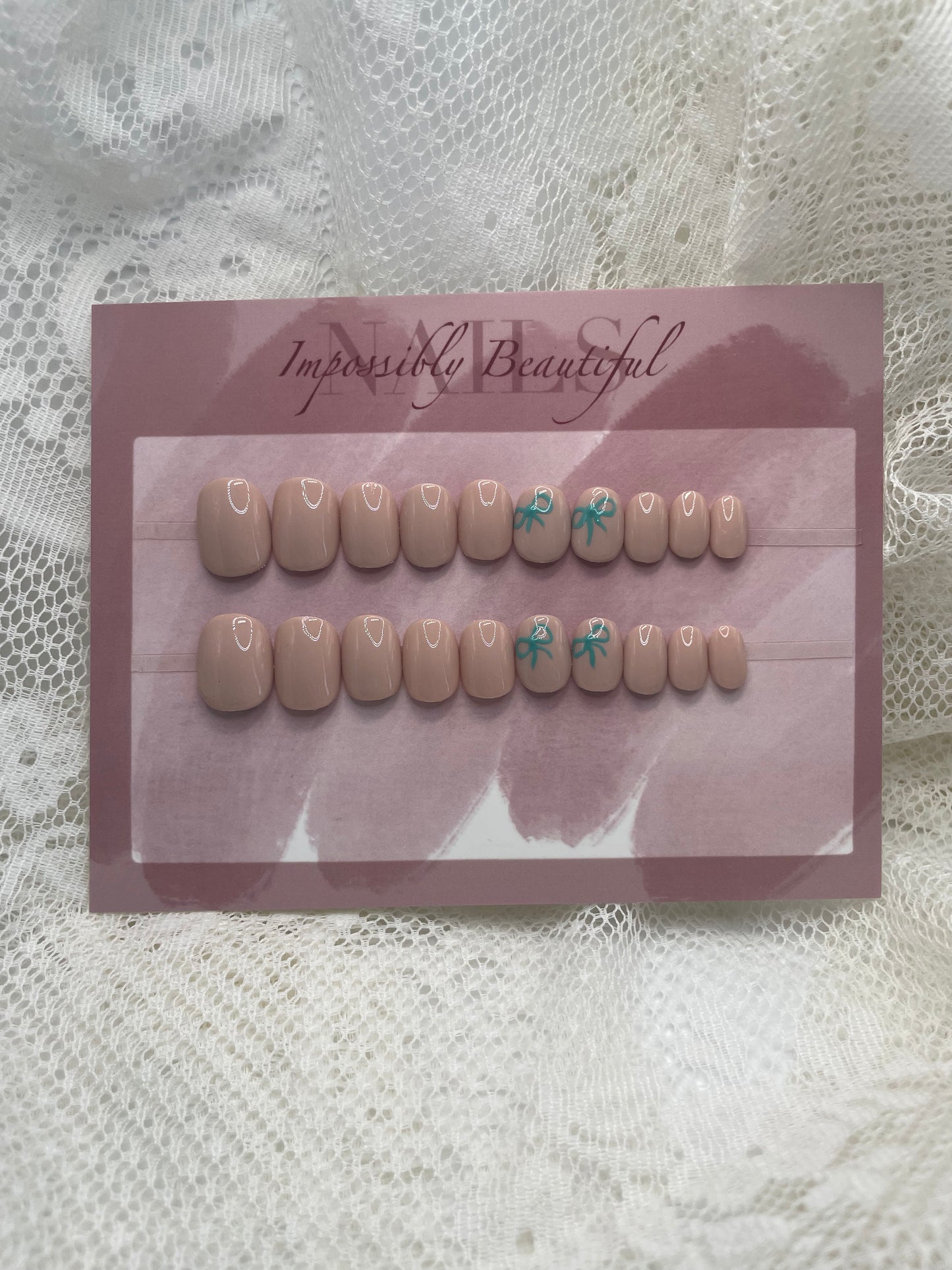 Teal Bows